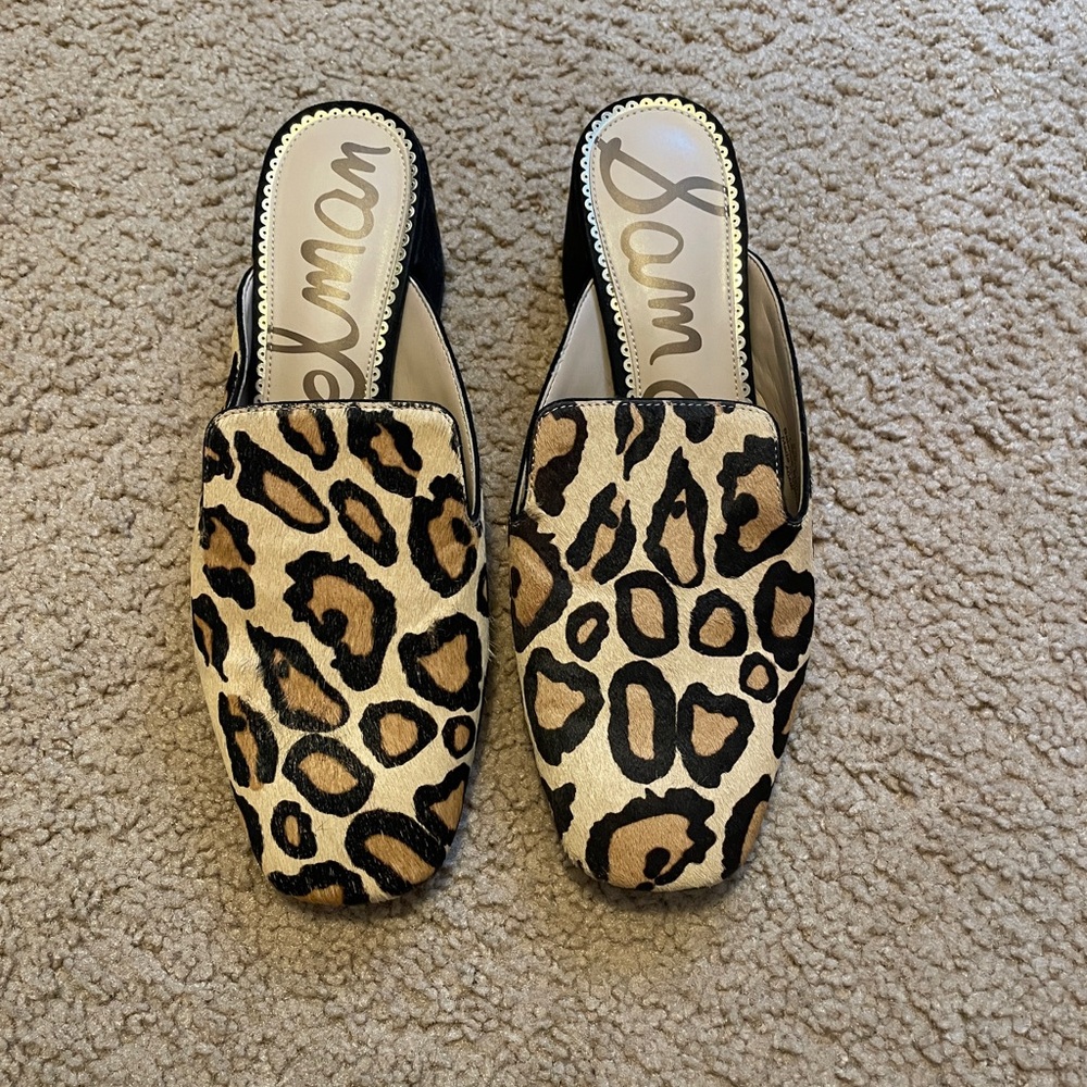 Sam Edelman Cheetah Mules